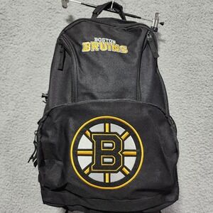 Boston Bruins Team Logo Action BackPack School Bag Back pack‎ Gym Travel Bookbag